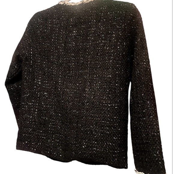 Luxury Look Blazer Jacket Large NWT Boutique Reminiscent of High Fashion - Picture 4 of 6